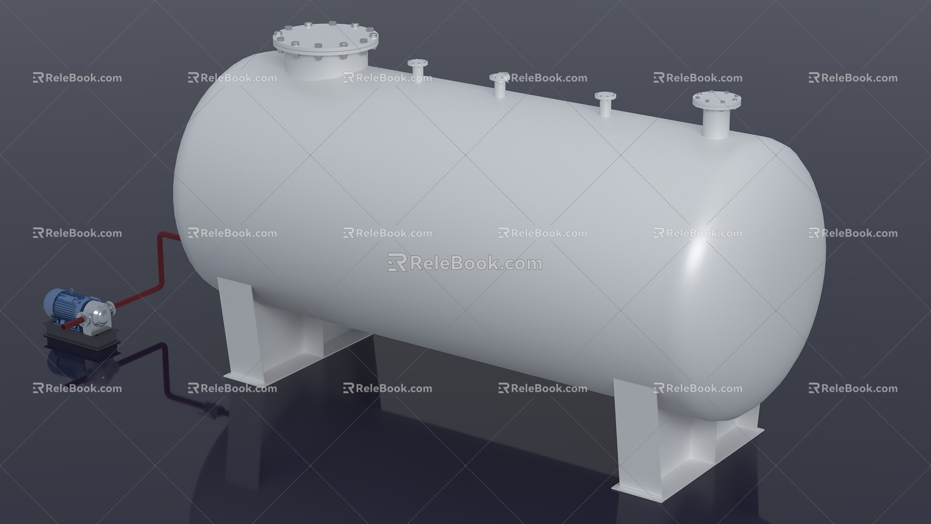 Oil tank Gas storage tank Water storage tank 3d model