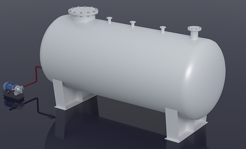 Oil tank Gas storage tank Water storage tank 3d model