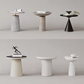 Several combinations of sides and corners 3d model