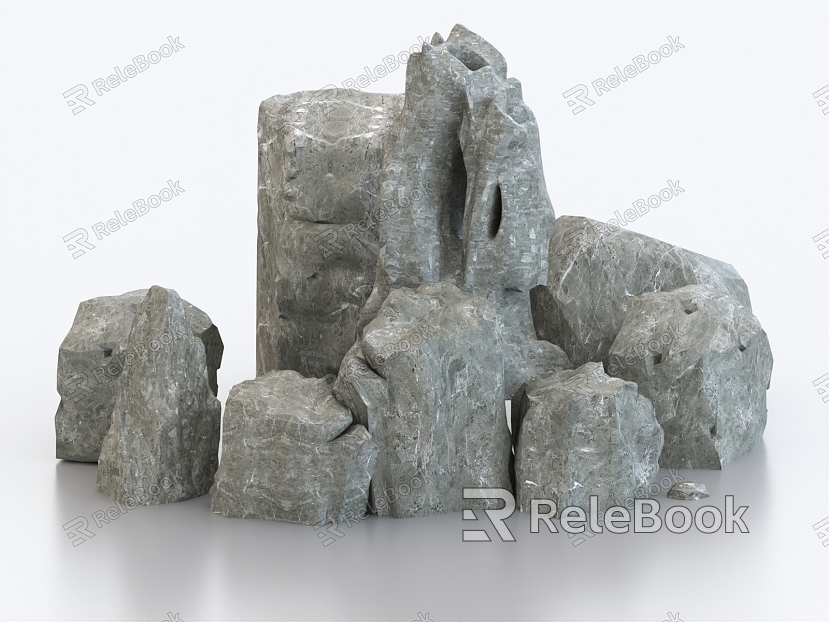 Stone stone rockery landscape stone marble hemp stone model