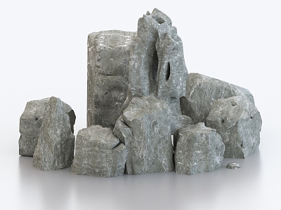 Stone stone rockery landscape stone marble hemp stone model