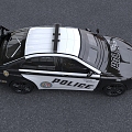 Skull Horse Police Car Edition Round Prototype Mitsubishi evox Car 3d model