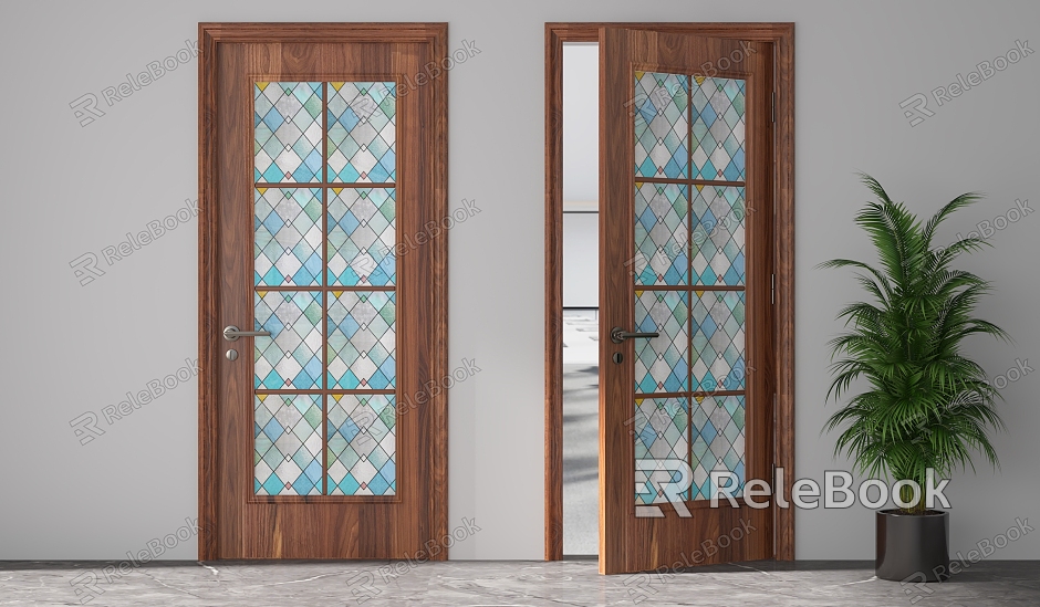 Wooden door model