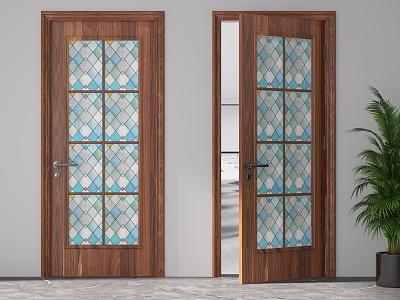 Wooden door model