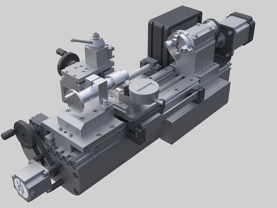 cnc machining machine 3d model