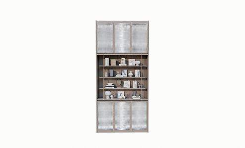 Quiet bookcase 3d model