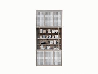 Quiet bookcase 3d model