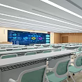 Multi-function classroom 3d model