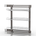 Modern Interior Storage Rack 3d model