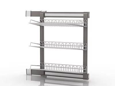 Modern Interior Storage Rack 3d model