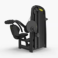 Seated Strength Training Sports Equipment With Black Frame And Control Panel For Gym Use