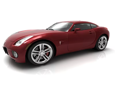 Red Sports Car Featuring Sleek Modern Exterior And Stylish Large Wheels 3d model