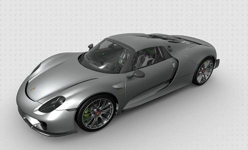 2015 Porsche 918 3d model