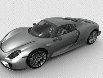 2015 Porsche 918 3d model