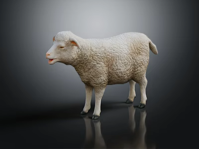 Modern Sheep Sheep Lamb Cartoon Sheep Livestock 3d model
