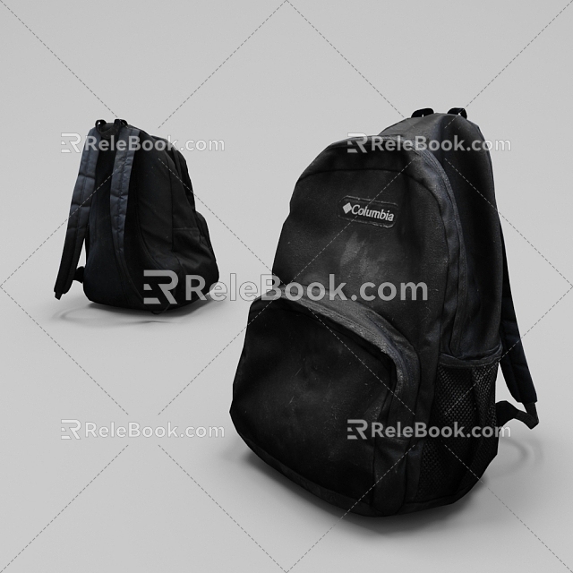 Schoolbag 3d model