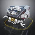 Spaceship Spacecraft 3d model