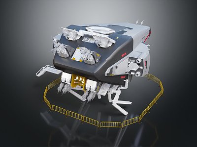 Spaceship Spacecraft 3d model