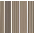Wooden Wall Panels with Vertical Stripes and Neutral Color Tones for Interior Design