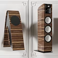Modern audio sound combination 3d model