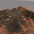 Rugged Rocky Terrain With Natural Geological Formations And Eroded Surfaces