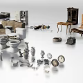 Modern Sofa And Coffee Table Set With Fabric Upholstery And Wooden Table Top