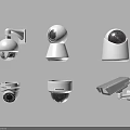 Projection Monitoring Surveillance Cameras With Various Types And Modern Designs