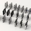 gate access control machine automatic door induction door 3d model