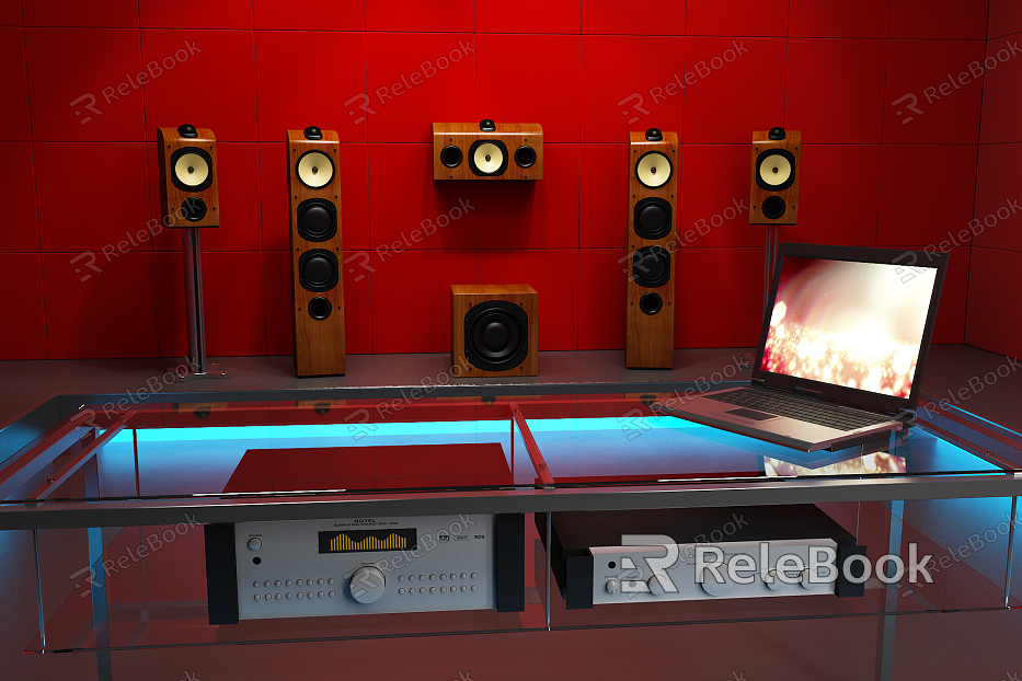 modern sound playback hall model