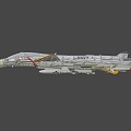 Viper Space Warship 3d model