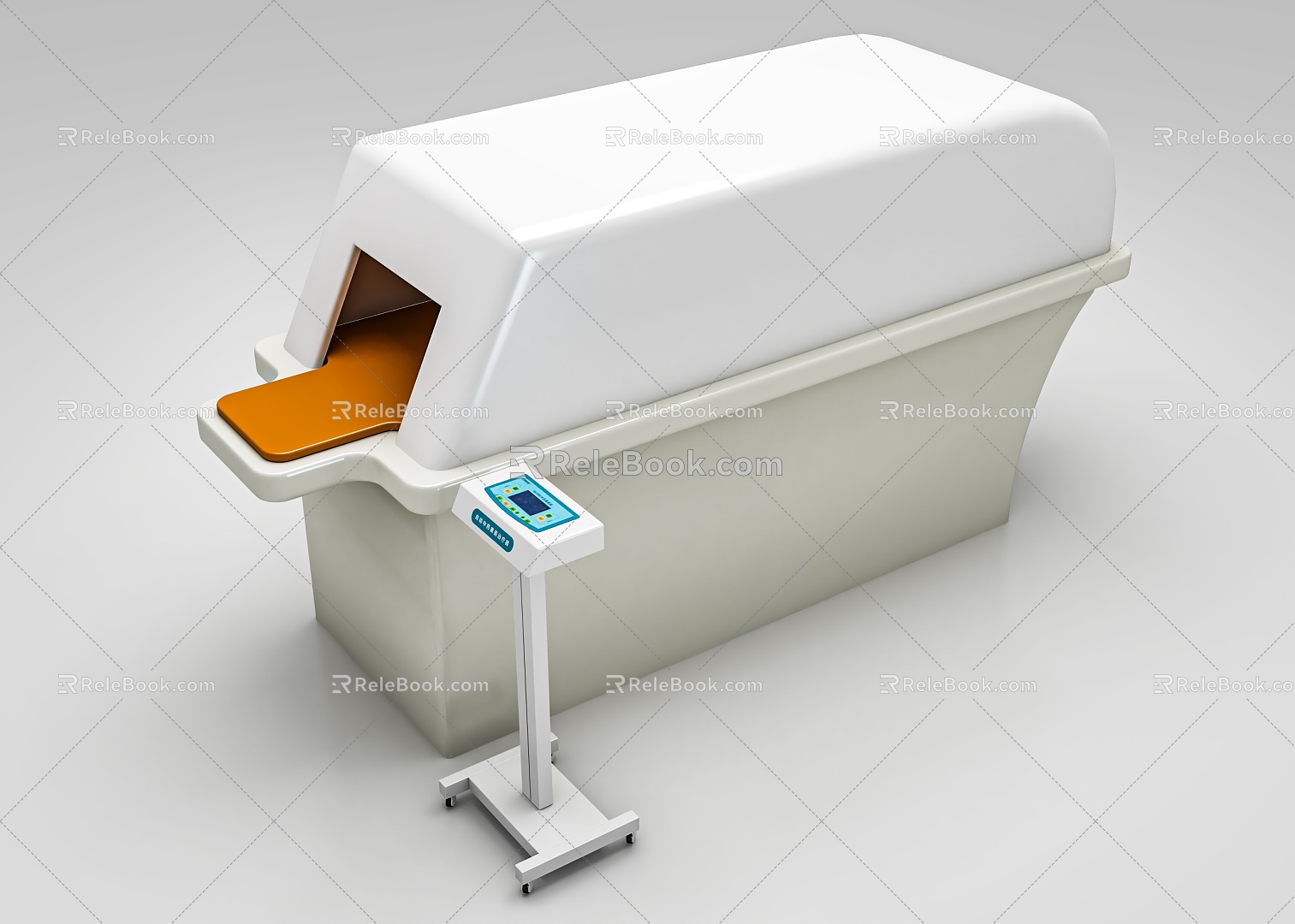 Automatic traditional Chinese medicine fumigation therapeutic device 3d model