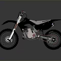 Honda Dirt Bike Black Design With White Red Accents And Modern Off Road Styling
