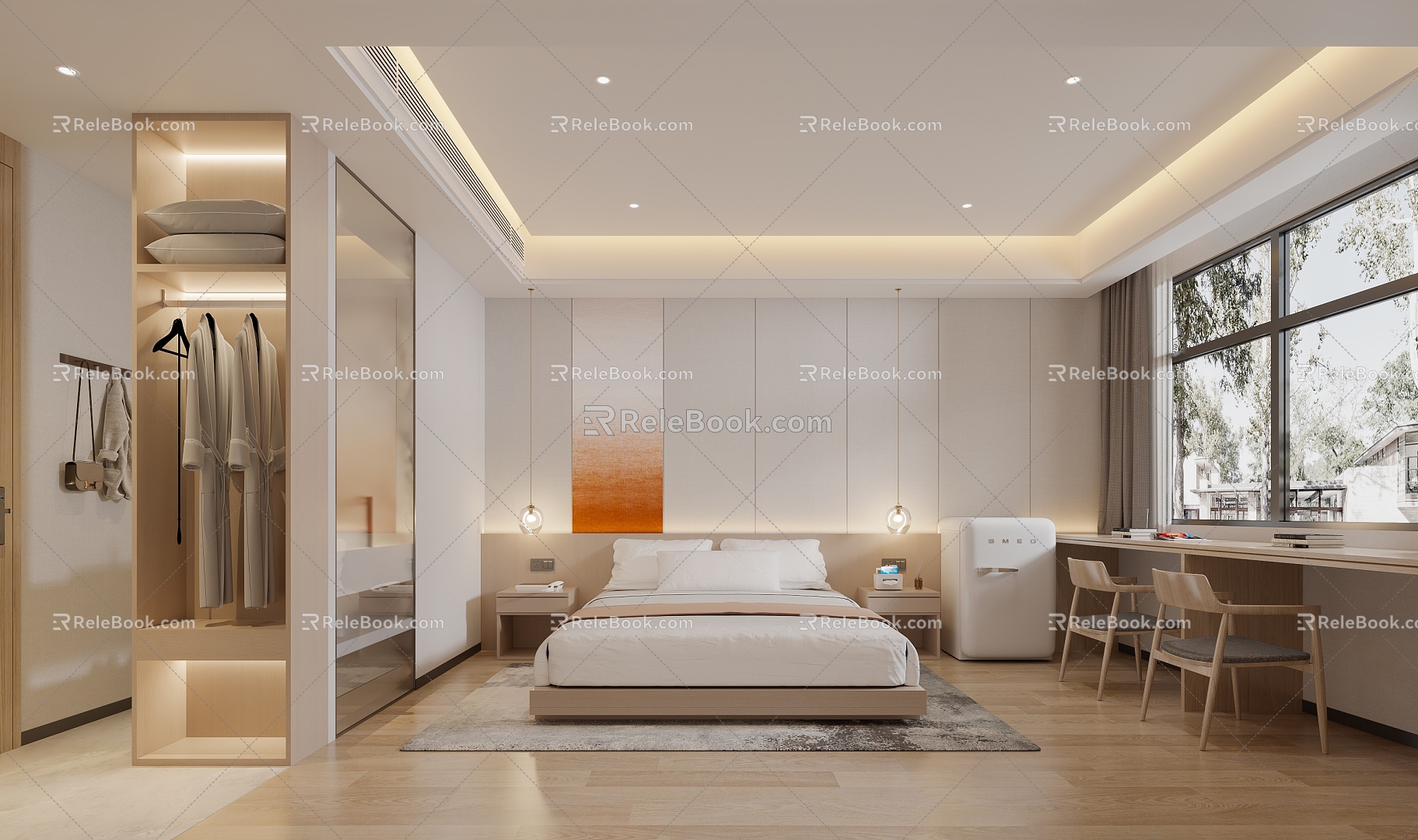 Hotel Hotel Room Hotel Big Bed Room Big Bed Room Hotel Rest Room 3d model