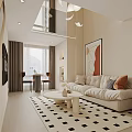 Modern Minimalist Apartment Interior With Neutral Tones