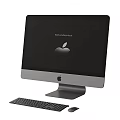 Sleek Modern Apple iMac Desktop Computer With Display Keyboard And Mouse