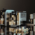 Modern coffee machine 3d model