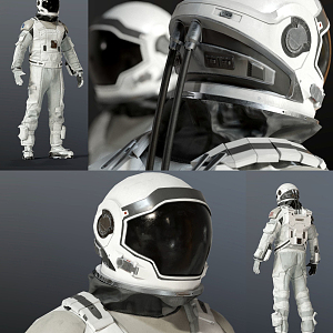 The Modern Astronaut 3d model