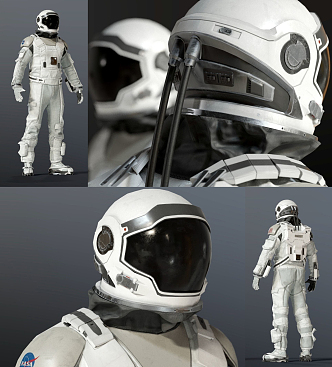 The Modern Astronaut 3d model