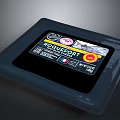 Roquefort Cheese Packaging With Label And Certification Badges On Plastic Tray