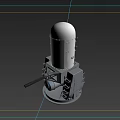 Modern Near-Artillery Near-Artillery Arrays Warship 3d model