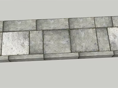 Gray Textured Stone Floor Tiles With Modern Interior Pattern Design 3d model