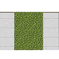 New Chinese Style Gate Patio Door 3d model