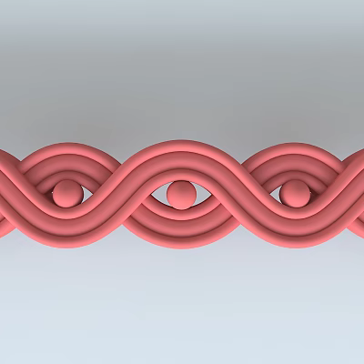 Modern decorations 3d model