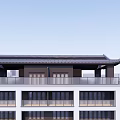New Chinese-style Residential Building Noble Large-size Multi-storey Residence 3d model