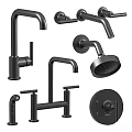 Black Modern Faucets For Kitchen Bathroom And Shower With Sleek Design