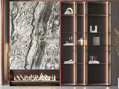 Modern Decorative Cabinet 3d model