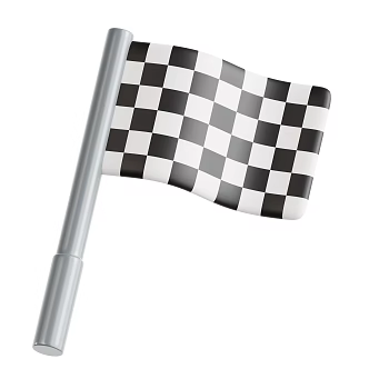 Command Flag, Prop Flag, Cartoon Command Flag 3d model