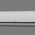 LG Air Conditioner Fan Modern White Wall Mounted Design For Home Use