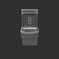 Compact Modern Bathroom Accessories Featuring Integrated Soap Dispenser And Sink Basin