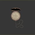 Modern Compass Instrument PBR 3d model